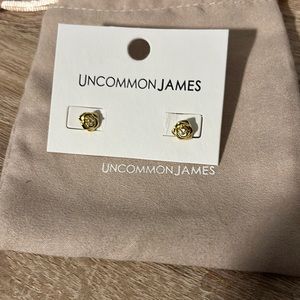 Uncommon James rose stud earrings